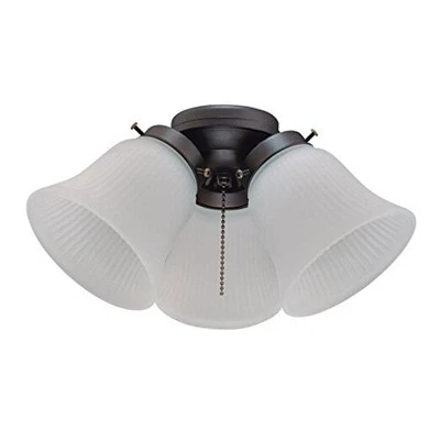  7785000 Three-Light Led Cluster Ceiling Fan Light Kit, Oil Rubbed Bronze  - Image 1 of 4
