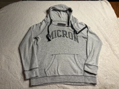 Sudadera con Capucha Campdavid Pullover Para Mujer M Gris Jaspeado Elastizada Micrón Logo Cordón Foto 1 de 4