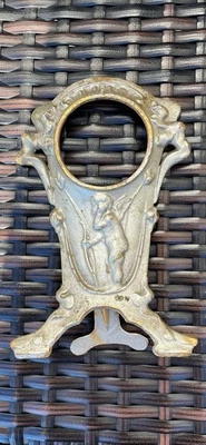 Marco de fotos antiguo Art Nouveau de pie redondo Foto 1 de 4