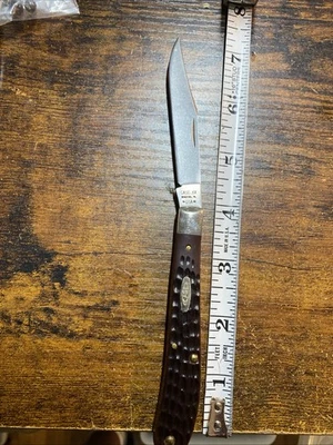 CASE XX DELRIN SLIMLINE TRAPPER KNIFE 61048 1990 - Image 1 of 4