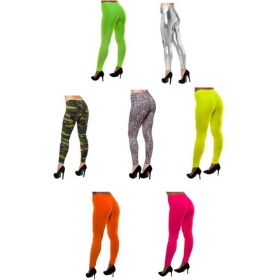 Wicked Costumes Leggings Años 80 Años 80 Para Mujer Vestido Elegante Foto 1 de 4