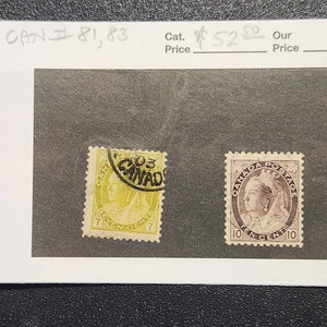 Canada #81 - 83 - CV $52.50 - Lot #10896 - Picture 1 of 1
