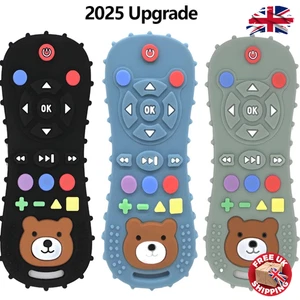 Baby Remote Teether Silicone Anti-Eating Gloves Pacifier Teething Toy UK - Picture 1 of 22