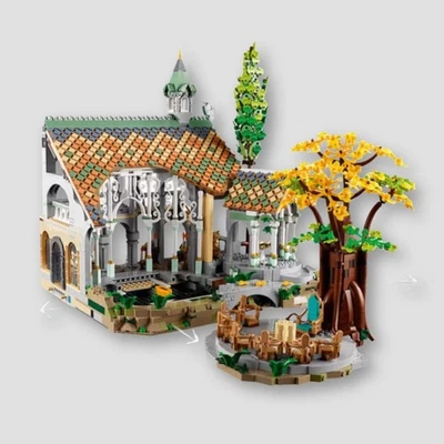 НОВЫЙ LEGO 10316 Ривенделл — Совет Элронда Холла — только сборка БЕЗ МИНИФИГУРОК - Изображение 1 из 4