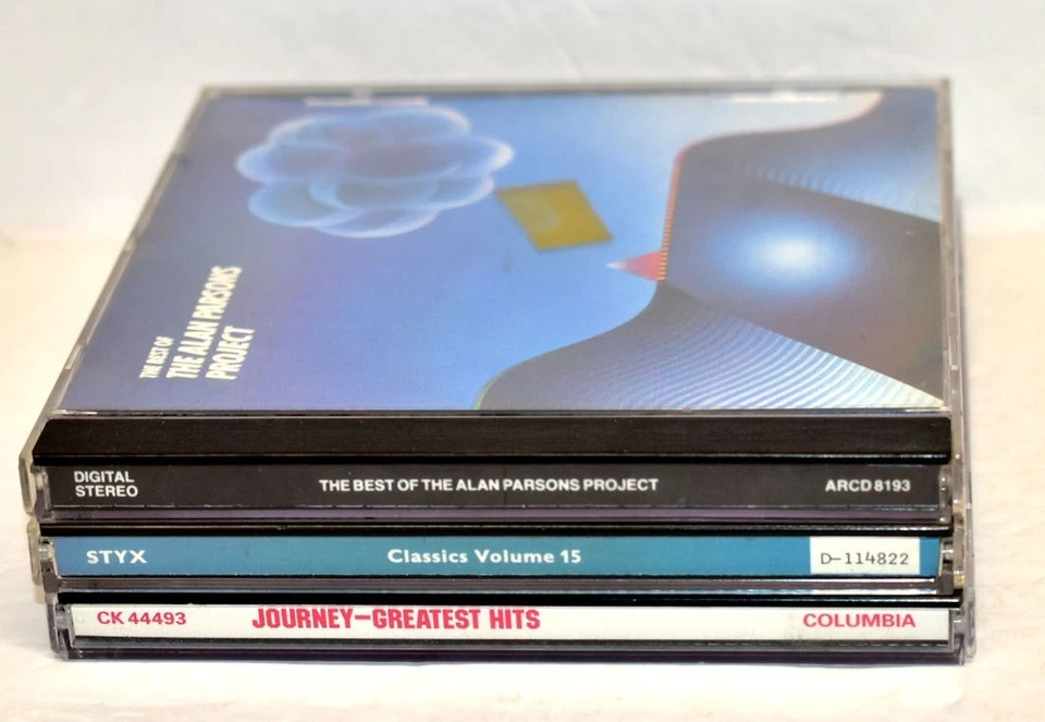 3 Greatest Hits CDs - Alan Parsons Project, Styx, Journey - Image 1 of 1