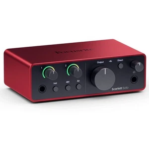 Focusrite Scarlett Solo 4th Generation Audio Interface - Picture 1 of 5
