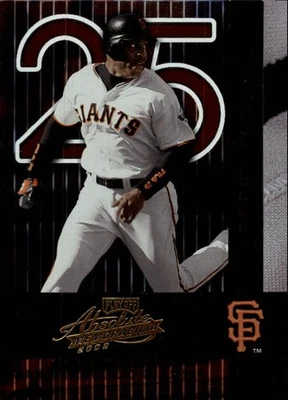 2002 Absolute Memorabilia #124 Barry Bonds - NM-MT - Image 1 of 2