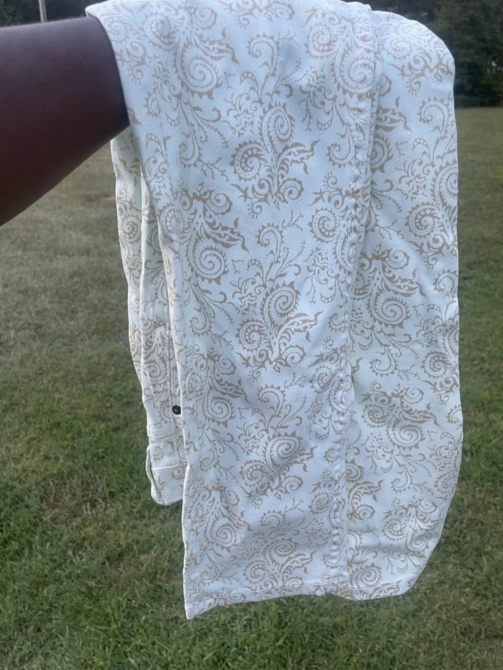 Pantalones/jeans CHRISTOPHER BLUE talla 2 pierna recta dorado y azul pálido hechos en EE. UU. Foto 1 de 4