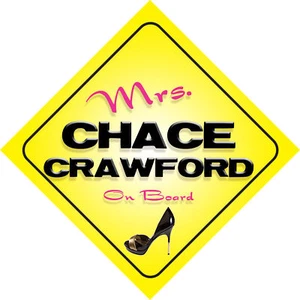 Mrs Chace Crawford On Board Novelty Car Sign - Foto 1 di 1