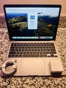 Apple MacBook Air 13 A2337 2020 M1 Chip 7 Core 8GB 128GB Space Grey Cycle Ct 898 - Photo 1/5