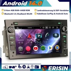 64GB DAB+Android 14 Autoradio GPS BT Opel Corsa C/D Astra H Zafira Vectra Signum - Bild 1 von 22