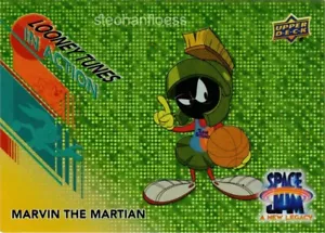 Space Jam A 2021 nuevo Legacy Looney Tunes en acción verde neón Marvin el marciano - Imagen 1 de 1