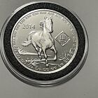 2014 Rok Konia Moneta zodiaku 1 uncja trojańska .999 czysty srebrny okrągły medal