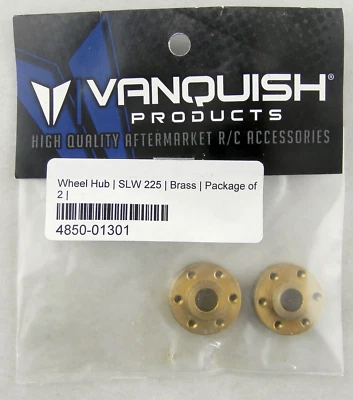 Brass SLW 225 Wheel Hub (2-Pk) - Vanquish #VPS01301 - Image 1 of 4