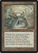 MTG Ice Age - Infinite Hourglass - LP Card