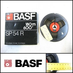 Vintage BASF 5 inch 13cm Pre-Recorded 180m Recording Reel Tape with Case Germany - Picture 1 of 5