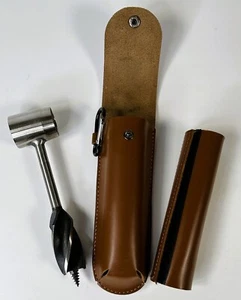 Manueller Handbohrer Schraubenschlüssel Outdoor Überleben Holz Bohrer Werkzeug für Bushcraft Handwerker - Bild 1 von 7