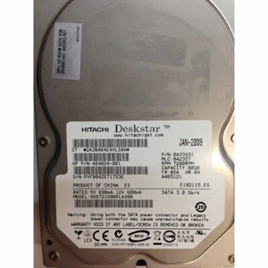 432433-001 - HP 80GB 7200 RPM SATA 3.5" HDD Hitachi 0A33931 version - Picture 1 of 1