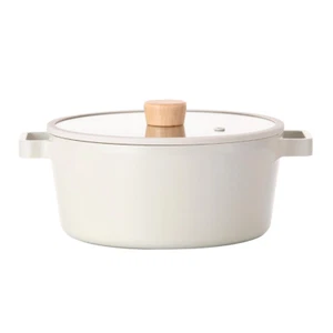 Scatola Aperta, FIKA Antiaderente 4.0 QT Stockpot, Casseruola con Coperchio, Pentola di Rivestimento in Ceramica - Foto 1 di 13