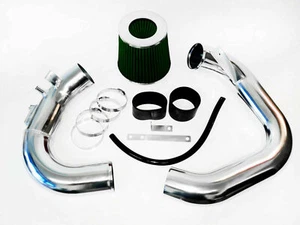 Kit y filtro de admisión de aire frío NEGRO VERDE para Mazda 3 Mazda3 2.0 2.3 L4 2004-2009 - Imagen 1 de 1
