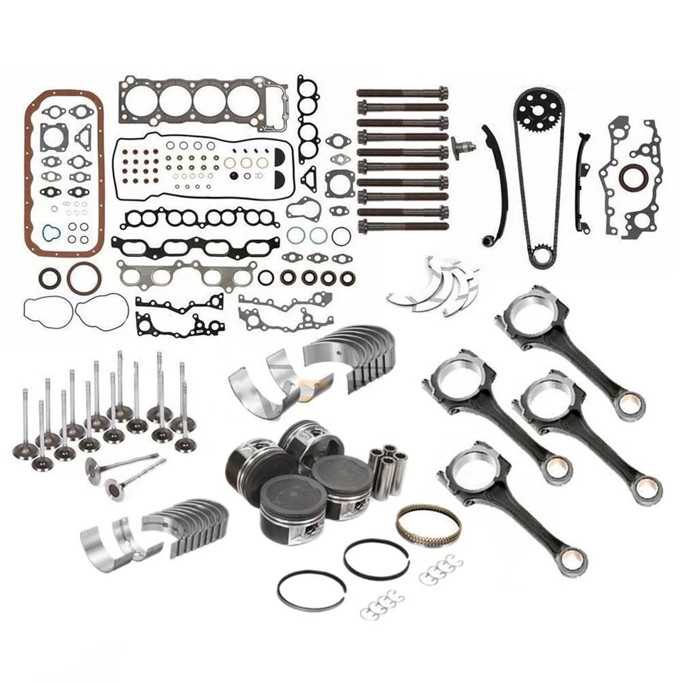 For 1995-04 Toyota Tacoma 2.4L 2RZFE Engine Rebuild Overhaul Kit Rods Timing - Image 1 of 4