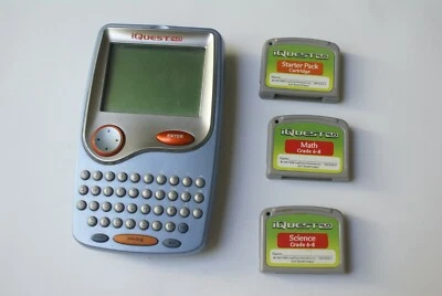 Leap Frog Leapfrog iQuest 4.0 Handheld Learning Gaming System Grade 6-8  LOT - Image 1 of 4