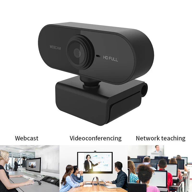 WEBCAM FULL HD 1920x1080 PC MICROFONO SKYPE ZOOM SMARTWORKING VIDEO CHIAMATE - Immagine 1 di 4