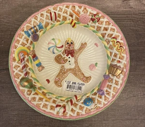 Fitz And Floyd Candy Lane 10 Inch Bowl - Picture 1 of 6