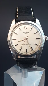 10: 1968 Tudor Oyster (Rolex) Steel Cased 17J Mech Manual Wind Men’s Wristwatch - Picture 1 of 17