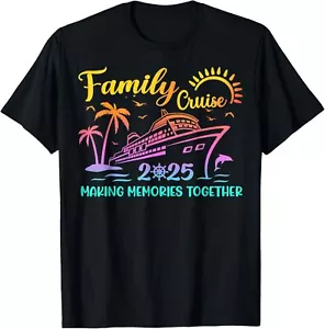Family Cruise 2025 Making Memories Together Matching Group T-Shirt - Picture 1 of 5
