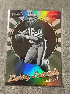 2023 Panini Prestige - Living Legends #LL-23 Joe Montana - Image 1 of 2