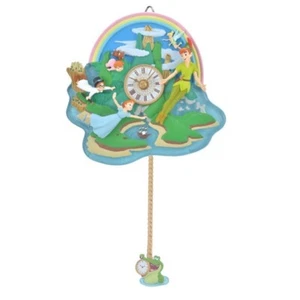 Disney Store Japan Peter Pan Wall Clock PETER PAN 70YEARS Height 13.0 inch - Picture 1 of 12