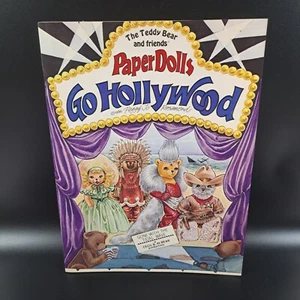 Muñecas de papel vintage de oso de peluche y amigos Go Hollywood de Peggy Jo Rosamond '86 - Imagen 1 de 5