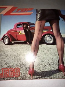 ZZ TOP Legs WARNER BROTHERS 45 PICTURE SLEEVE ONLY - Imagen 1 de 2