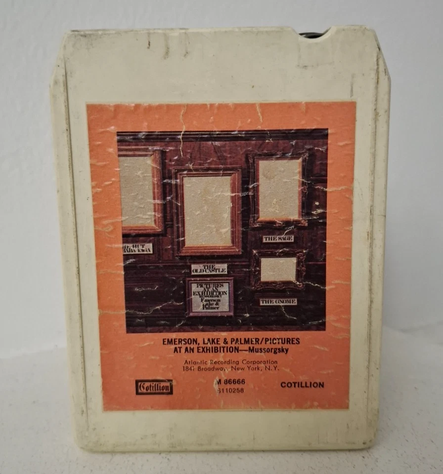 8 TRACK TAPE  - EMERSON LAKE AND PALMER - PICTURES AT AN...8 TRACK CARTRIDGE - Image 1 of 1