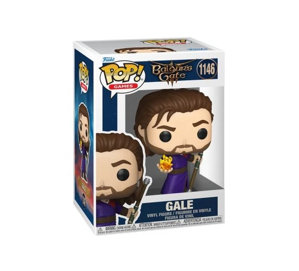 Figura Funko Pop Baldur's Gate 3: Gale con Protector EN MANO Foto 1 de 1