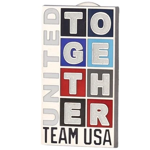Team USA Paris 2024 Summer Olympics United Together Lapel Pin - Picture 1 of 2