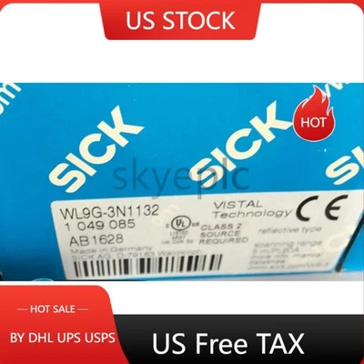 New  Sick WL9G-3N1132 1049085 WL9G3N1132 Photoelectric Sensor Original Stock - Image 1 of 4