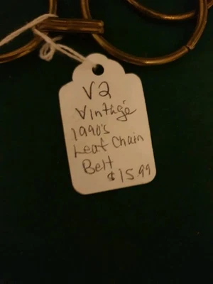 Винтажный пояс из листьев - Изображение 1 из 2