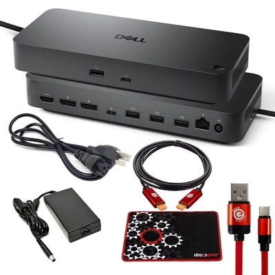 Paquete Dell Pro Smart Dock SD25 con cable tipo C de 6 pies, HDMI de 6 pies, alfombrilla de mouse Foto 1 de 4