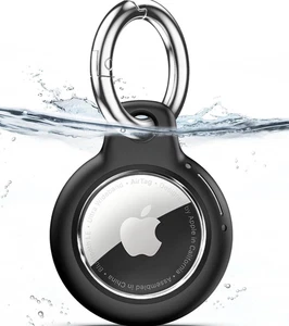 Waterproof Airtag Holder with Apple Airtags Keychain, Hard PC Air Tag Case - Picture 1 of 8