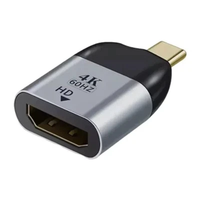 USB-C Adapter Typ-C Stecker auf HDMI Buchse Konverter für Macbook Laptop Handy - Bild 1 von 4