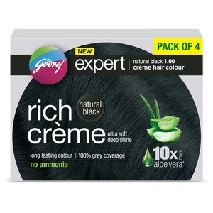 Godrej Expert Rich Crème Herbal Hair Colour Includes Developer No Ammonia - Picture 1 of 43