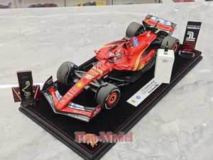 BBR 1:18 Leclerc F1 SF-24 2024 Alloy Diecast Model Car Gift Red Monaco Station - Picture 1 of 19