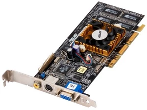 Graphic Card ASUS Nvidia GEFORCE2 MX400 32MB V7100pro/T/P /32m/ SD/U AGP - Picture 1 of 2