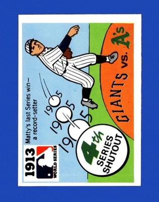 1971 Fleer Laughlin World Series Set-Break # 11 1913 A's/Giants NR-MINT - Image 1 of 2