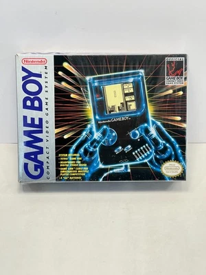 Sistema de juego Nintendo Game Boy DMG-01 1989 de colección ¡SOLO EN CAJA! SIN CONSOLA/SIN INSERTOS Foto 1 de 4