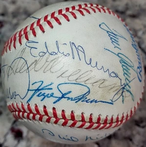 LOADED! Ted Williams George Brett Stan Musial Tom Seaver Signed Baseball JSA LOA - Picture 1 of 7
