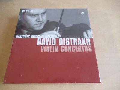 David Oistrakh-Violin Concertos-Historic Russian Archives-sealed 10er CD Box-OVP - Bild 1 von 4