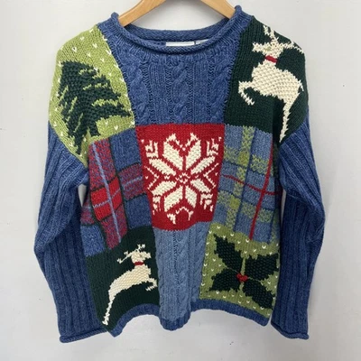 Suéter Tejido Liz Claiborne Mujer Navidad Invierno Talla Mediana Foto 1 de 4